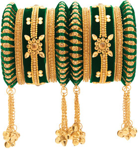 PEORA Brass Gold-plated Bangle Set