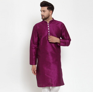 B BEN Men Solid Straight Kurta