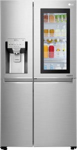 LG 668 L Frost Free Side by Side Refrigerator  with with Instaview and Smart ThinQ(WiFi Enabled)