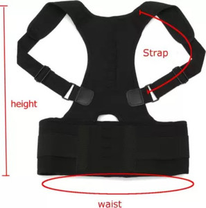 AweStuffs Posture Support and Corrector Brace Belt for Back Pain Relief for Men and Women Posture Corrector