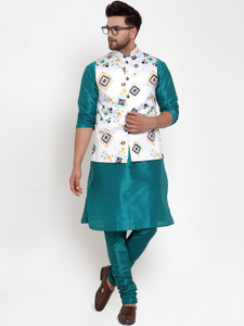 BEN COOPER Men Kurta Churidar Ethnic Jacket Set