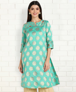 Anmi Woven Design Women Straight Kurta