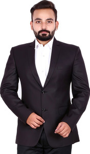 La Rainbow Solid Single Breasted Formal Men Blazer