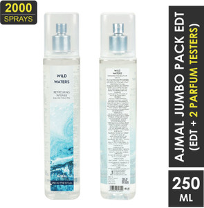 Ajmal Wild Waters - 2000 Sprays Eau de Toilette - 250 ml (For Men & Women) Eau de Toilette  -  250 ml