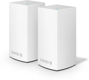LINKSYS WHW0102-AH Wireless Router 2.4 GHz, 5 GHz 2600 Mbps Wifi Speed Dual Band Internal Antenna Ethernet (Cable Broadband)