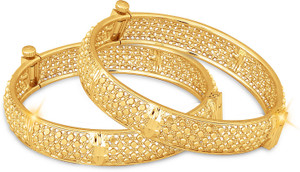 विघ्नहार्ता अलॉय गोल्ड प्लेटेड चूड़ी