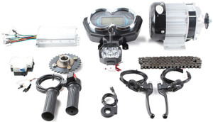 XYZ Robotics 48V 750W Pedal Electric Rickshaw Conversion Motor Kit ...