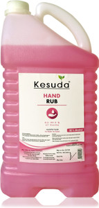 KESUDA 5 Liter hand sanitizer with 80% alcohol(5L) Hand Rub Can