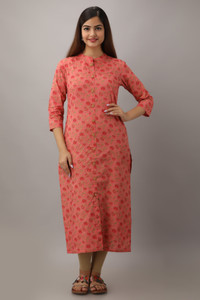 Women Click Women Printed Straight Kurta