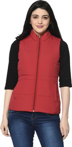 TRUFIT Sleeveless Solid Women Jacket