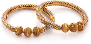 RUBANS Alloy Gold-plated Bangle Set