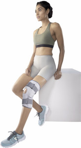 VISSCO Stretchable Hinged Elastic with Open Patella Knee Support for Pain Relief Knee Support