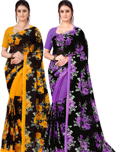 kashvi sarees Printed Daily Wear Georgette Saree