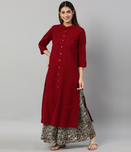 AKIKO Women Kurta Palazzo Set