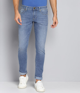 Wrangler Skinny Men Blue Jeans