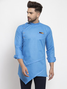ABH Lifestyle Men Solid Asymmetric Kurta
