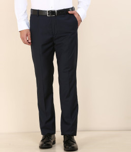ARROW Regular Fit Men Blue Trousers