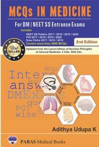 MCQs in Medicine,2nd Edition, For DM/NEET SS Entrance Exams, Covers more than 2600 MCQs