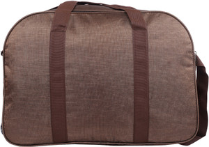 Airish (Expandable) (Expandable) Waterproof Polyester Lightweight 50 L Luggage Travel Duffel Bag with 2 Wheels Travel Duffel Bag (brown] Duffel With Wheels (Strolley)