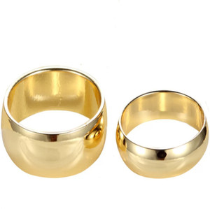 Silver Creations ADJUSTABLE LOVE COUPLE BAND RING Alloy Cubic Zirconia Gold Plated Ring Set