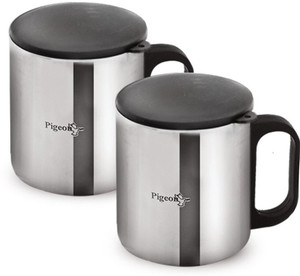 Pigeon Coffee Mug Double Silver Pack of 2 · 180 ml (360 ml total) - Image 3