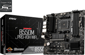 MSI B550M PRO-VDH WIFI Micro-ATX AM4 Gaming AM4Socket Micro-ATX AMD B450 Chipset DDR4 Motherboard for Desktop