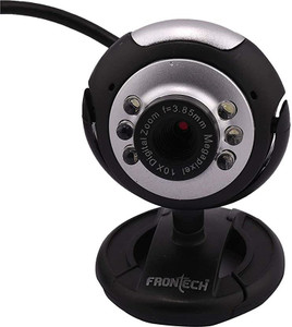 FRONTECH WEB CAM FT-2251 VGA Webcam 480p, with Microphone, Night vision ...