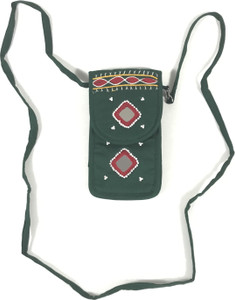 SST Green Sling Bag SriShopify Handicrafts Women Sling Mobile Pouch Banjara Traditional Bag handmade Pouch Cotton(Medium, Mirror, Beads and Thread Work Handcraft Purse, Red)