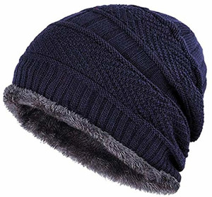 FRANKLY YOURS Solid, Self Design Beanie