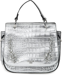 Buy Dune London Women Silver Sling Bag Silver Online Best Price