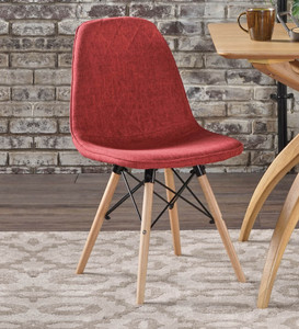 Finch Fox Callay Mid Century Eiffel Iconic Chair in Red Colour