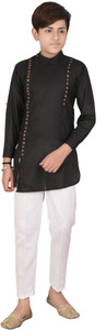 Eliq Boys Festive & Party Kurta and Pyjama Set
