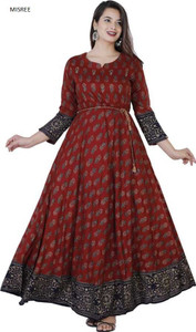 - karodiwaal collection अनारकली गाउन