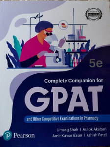 5e Complete Companion For Gpat And Other Competitive Examinations In Pharmacy By Pearson