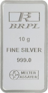 Bangalore Refinery Purity S 999 10 g Silver Bar