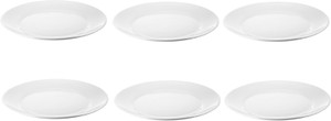 IKEA Plate, white25 cm Pack of 6 Dinner Plate