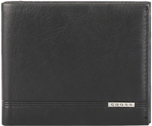 CROSS Men Casual Black Genuine Leather Wallet