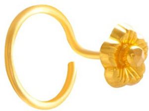 PC Chandra Jewellers GOLDLITES 22kt Yellow Gold Nose Wire