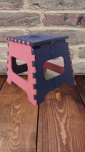 vyana sales Multipurpose Moveable Portable 150 kg Capacity Folding Stool12" Step Stool Outdoor & Cafeteria Stool