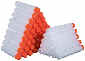 ZZ ZONEX Bullets for Toy Guns Set of 20Pcs - Plastic Foam Toy Bullet Dart Bullets for Nerf N-Strike Elite Guns ( 20PCS ) Darts & Plastic Bullets