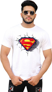 TheFreedomStore Graphic Print Men Round Neck White T-Shirt