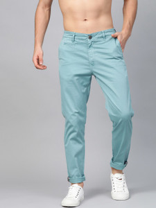 Roadster Regular Fit Men Blue Trousers