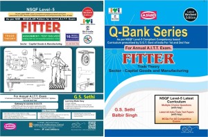 FITTER 3-IN-1 THEORY/ASST./MODEL PAPERS (NSQF-5 ANNUAL SYLL. 1 & 2 YR.) And Question Bank Fitter (Set Of 2 Books)
