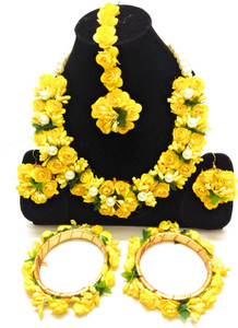 12SEASONS Paper Yellow Jewellery Set