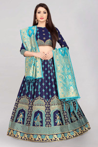 Divastri Self Design Semi Stitched Lehenga Choli