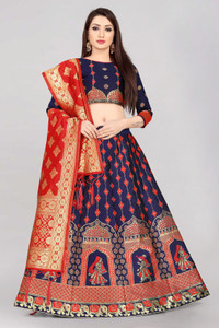 Divastri Self Design Semi Stitched Lehenga Choli