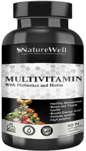 Naturewell Multivitamin, Multiminerals, antioxidants for daily health, Nutrition (Sivler)