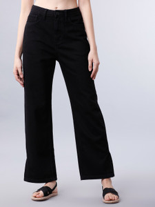 Tokyo Talkies Flared Women Black Jeans
