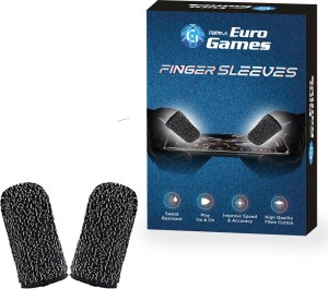 RPM Euro Games Finger Sleeve For Gaming Pubg Mobile Finger and Thumb Pack Of 2 Finger Sleeve