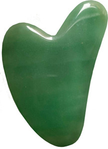 MIDLAND Green Gua Sha Natural Stone Green Jade Gua Sha मसाज़र